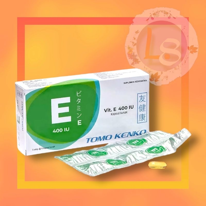 TOMO KENKO VIT E (Kemasan Strip) || Vitamin E 400 IU