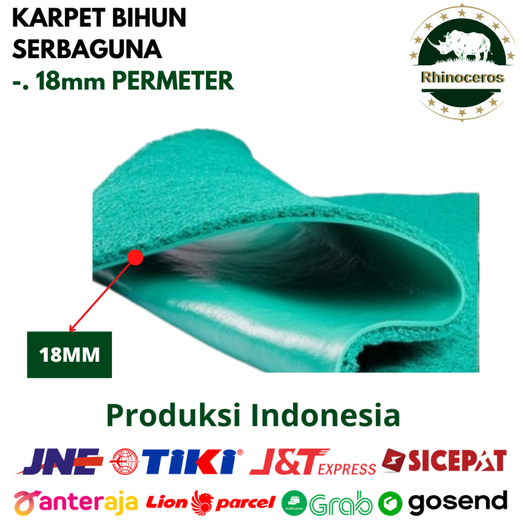 Karpet Keset Bihun Mie Mobil Alas Mobil Meteran Tebal 15MM