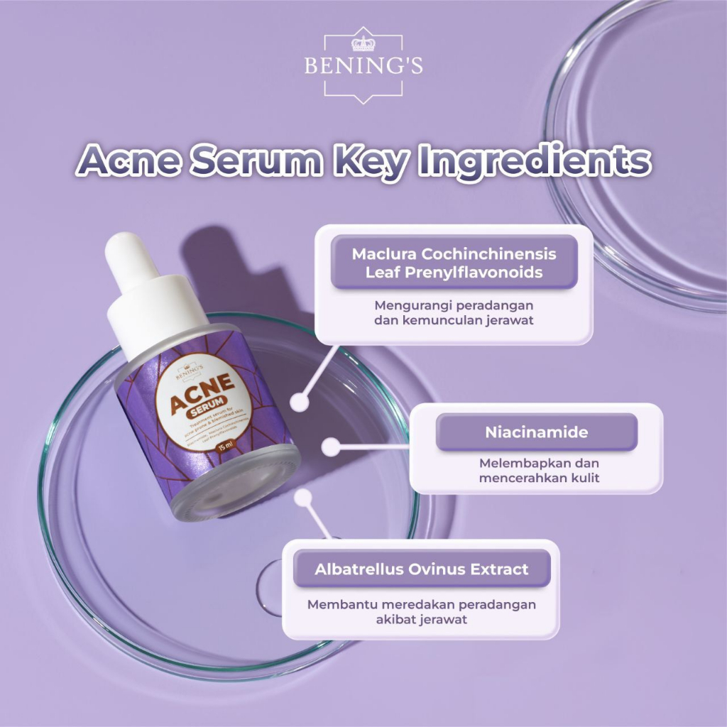 BENINGS SKINCARE BY DR.OKY PRATAMA PAKET ACNE / OILY (BENINGS CLINIC) PAKETAN JERAWAT BERMINYAK DAN BERUNTUSAN