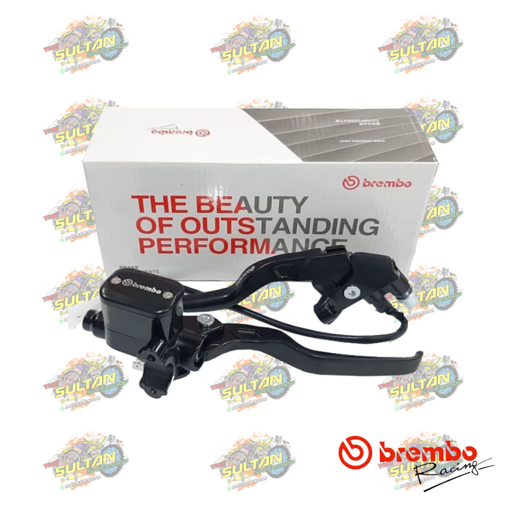 MASTER HANDLE REM KANAN CAKRAM KOTAK + MASTER KOPLING / REM KIRI KABEL UNIVERSAL BREMBO