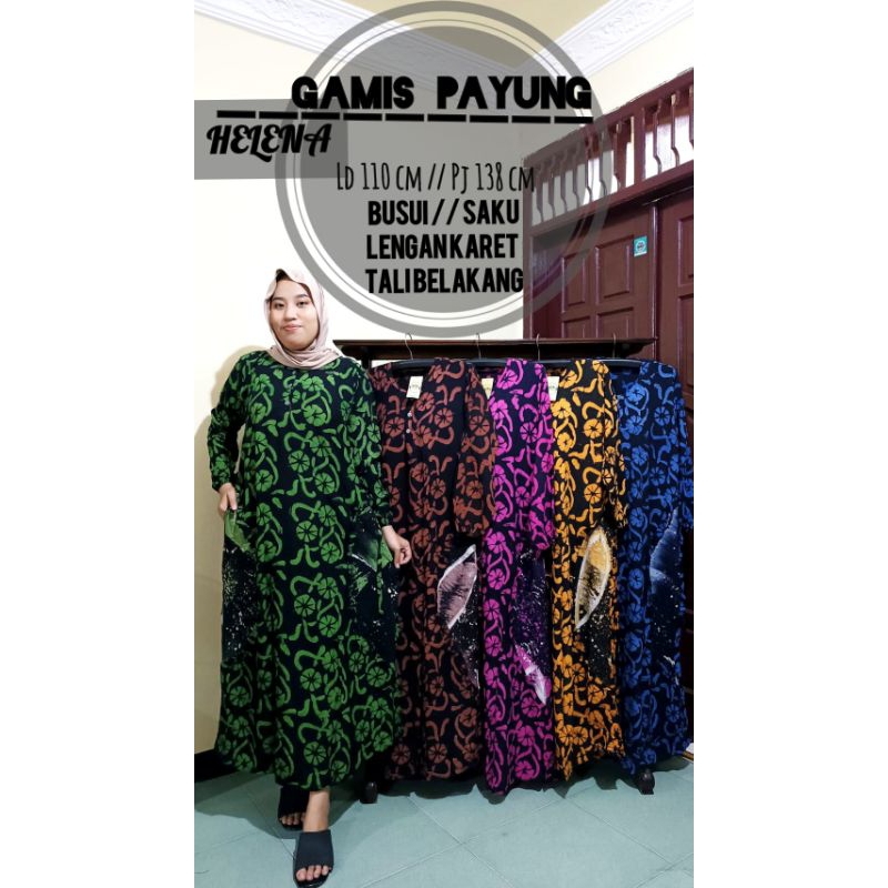 GAMIS PAYUNG HELENA CAP