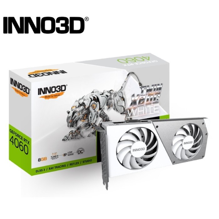 INNO3D Geforce RTX 4060 TWIN X2 OC WHITE 8GB GDDR6