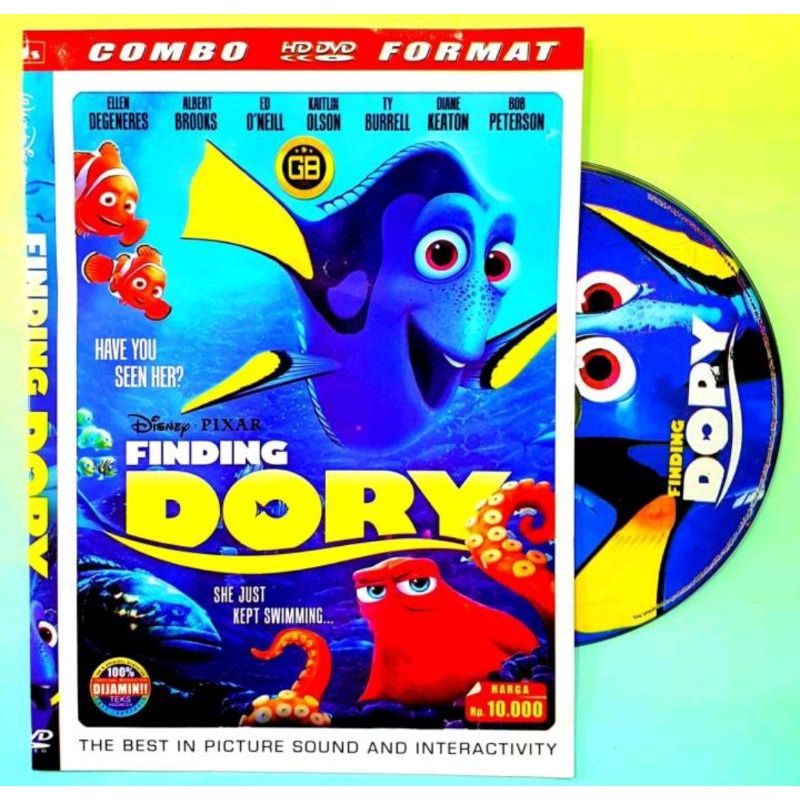 KASET FILM ANAK KARTUN DISNEY FINDING DORY-FILM ANAK KARTUN IKAN FINDING NEMO DORY FILM BOXOFFICE