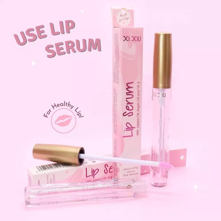 XI XIU Lip Serum - Moisturizing Glossy Pink Natural | XiXiu Lip Serum