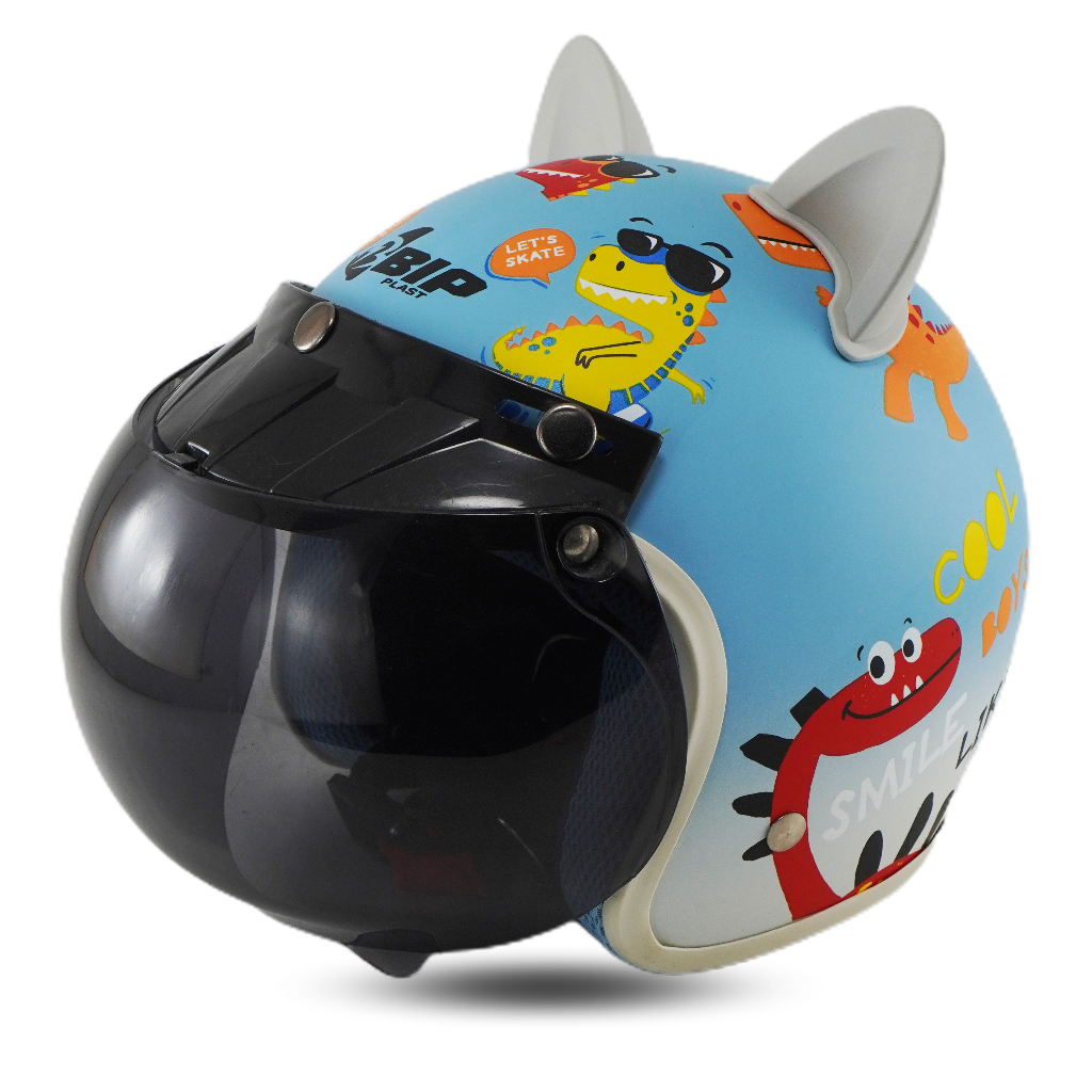 Helm Anak Motif Lucu Helem Bogo Anak Kuping Kucing SNI