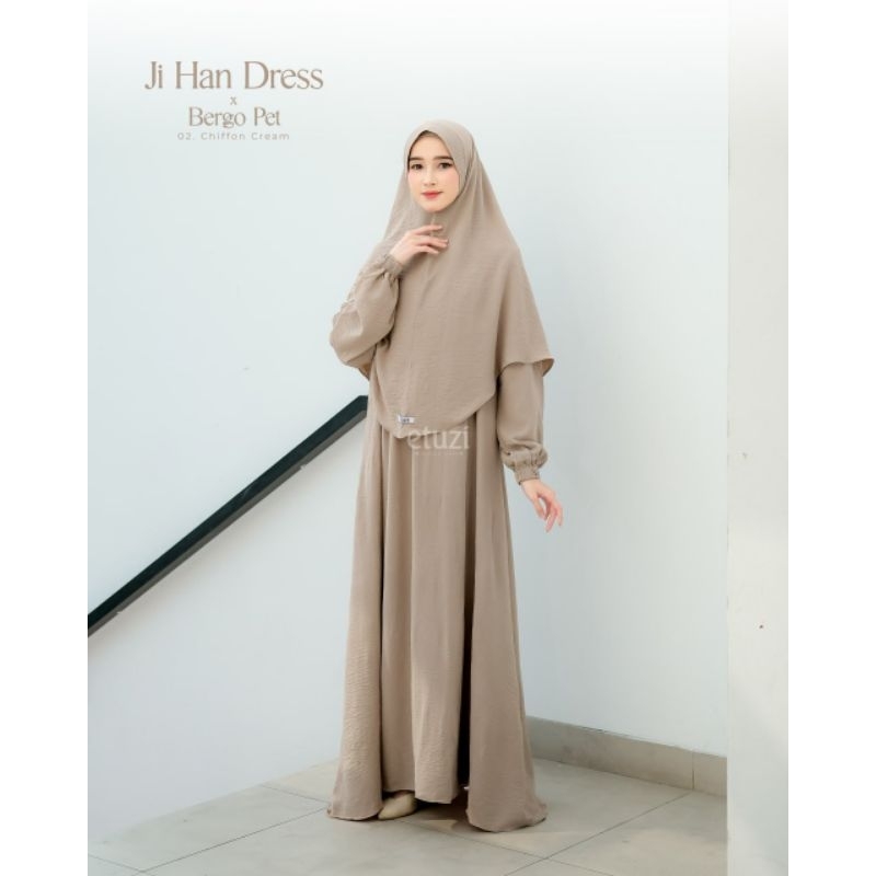 Gamis Crincle  Airflow Ji Han Dress By Etuzi