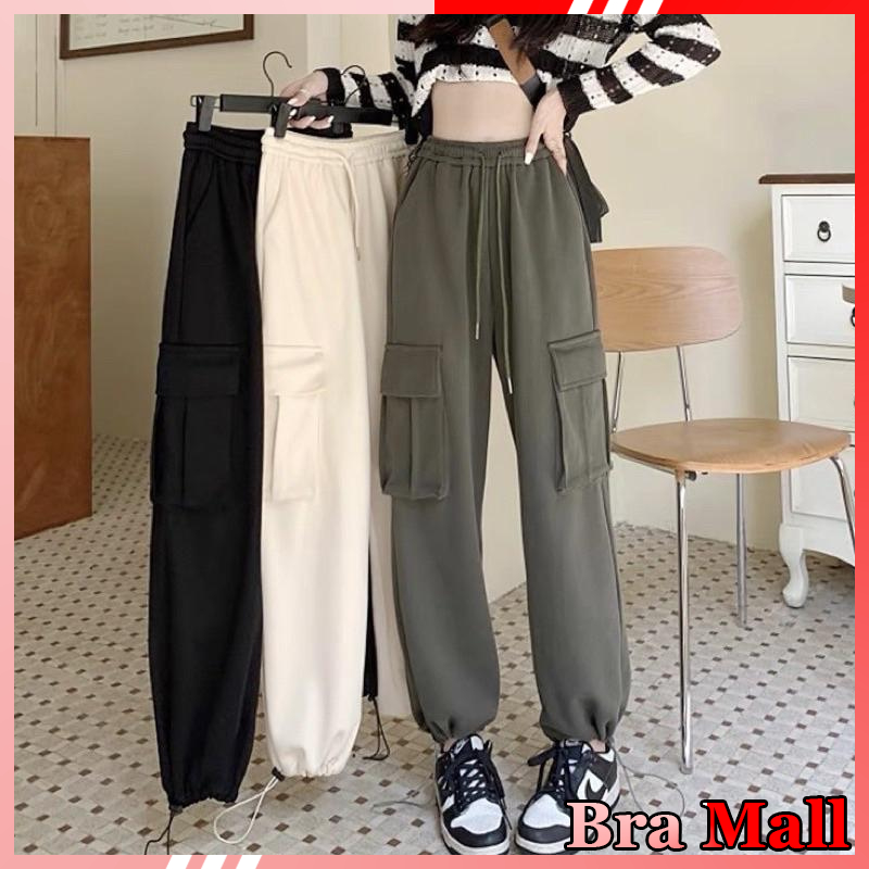 【 Bra Mall 】BJ-071 JOGGER PANTS CELANA PANJANG IMPORT WANITA