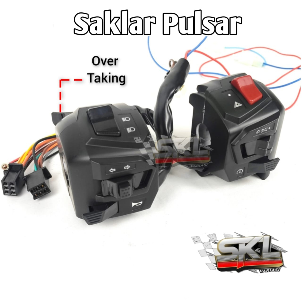 Switch Holder Saklar Pulsar Universal Yamaha Nmax X Ride Beat Street Vixion Cb150r XSR 155 LED set kiri kanan