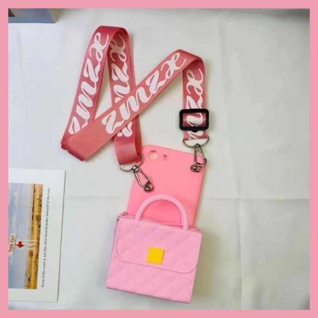 VIVO Y53S - Y53A - Y51 2020 - Y51A - Y31 2020 - Y31 2021 - Y33 4G  case NEW 2021 tas selempang + TALI 2 motif hand bag lucu