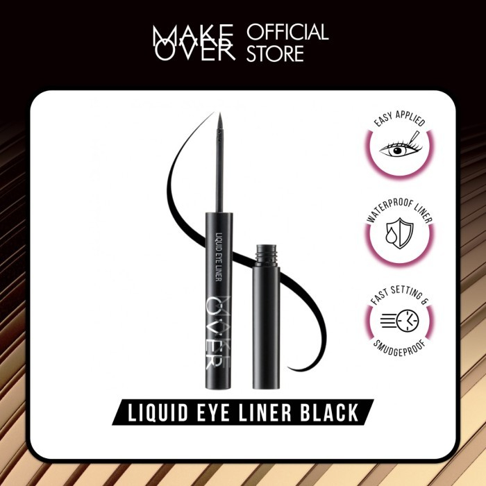 MFI - MAKE OVER Liquid Eye Liner Black | Netto 1,7 ML