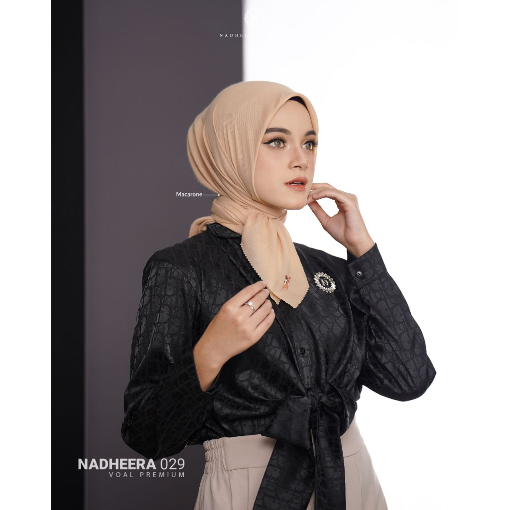 Hijab Nadeera 029 Mat Voal Premium Terbaru