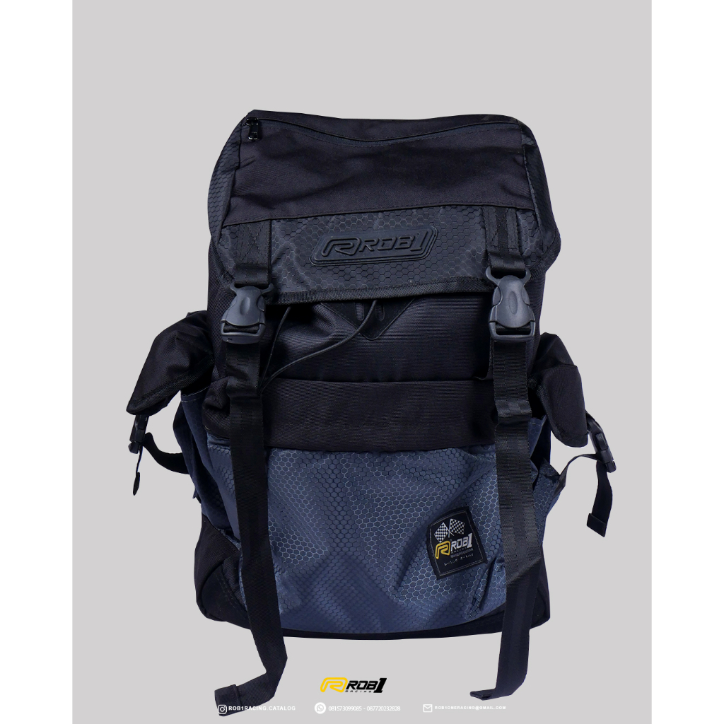Ransel Bag ROB1 Racing Hexa Black