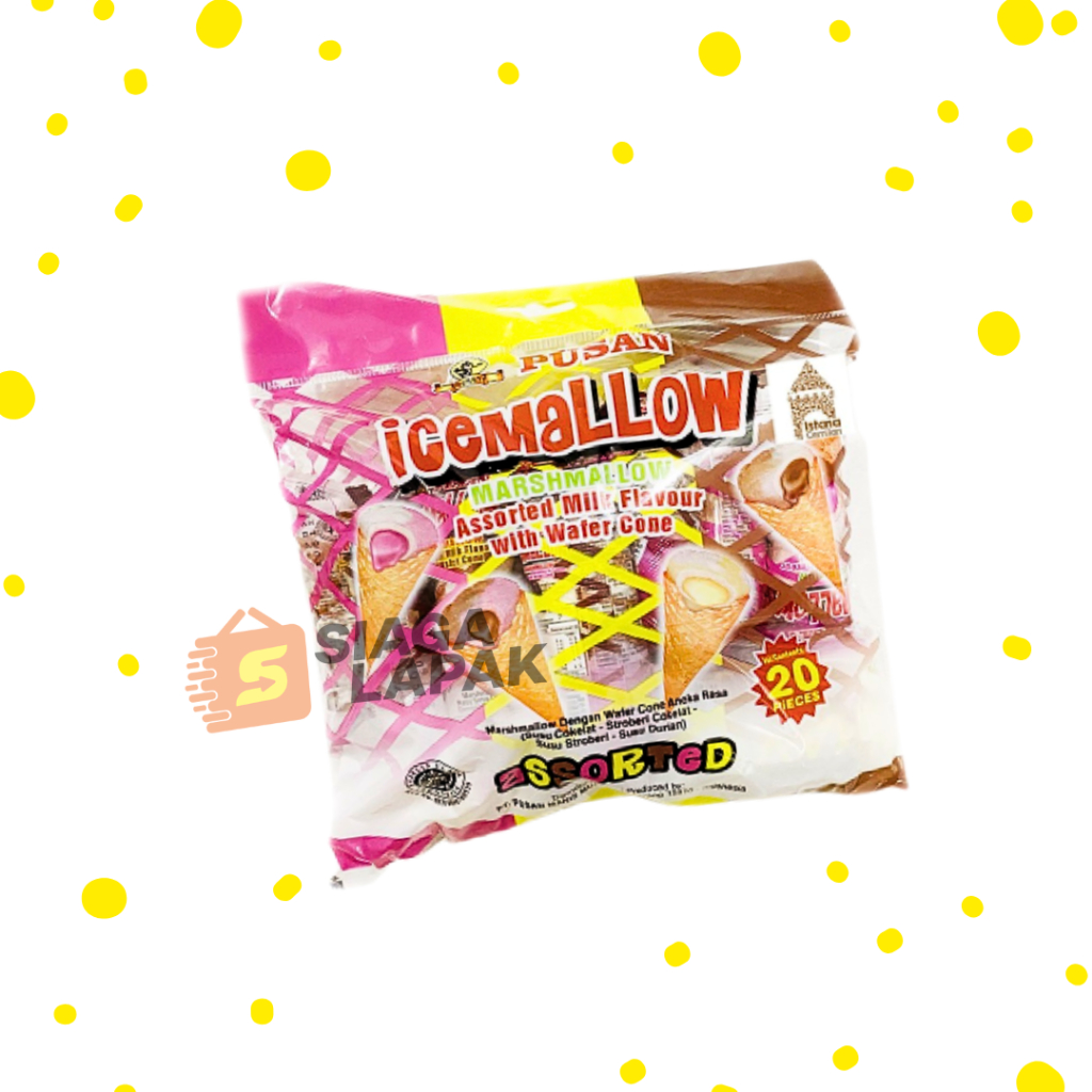 Marshmallow Pusan All Varian Kepang Mafura Icemallow isi 20