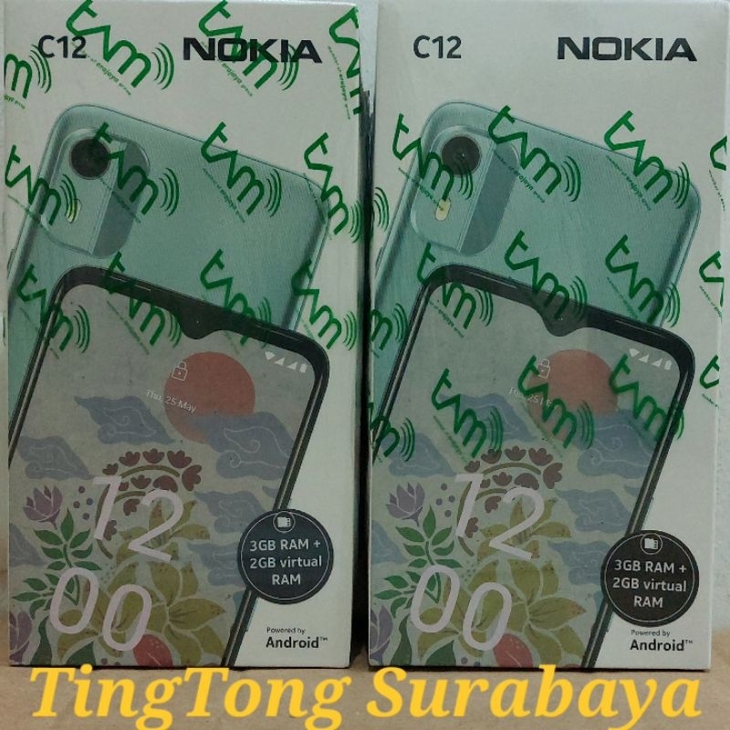Nokia C12 3/64 Garansi Resmi Tam