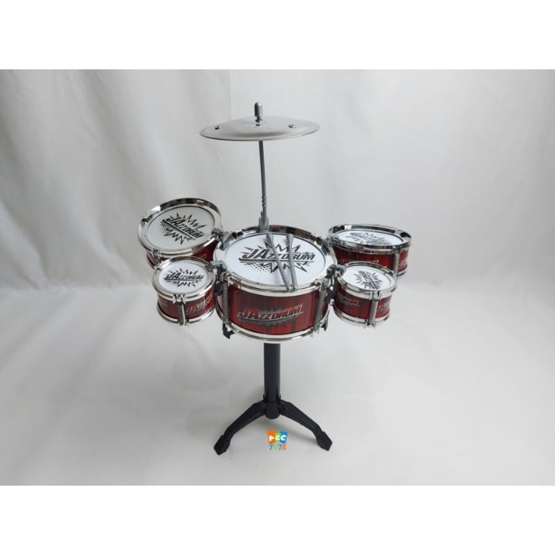 Jazz Drum Set (5 Drum & 1 Simbal) Mainan Edukasi Musik Anak Musical Toy
