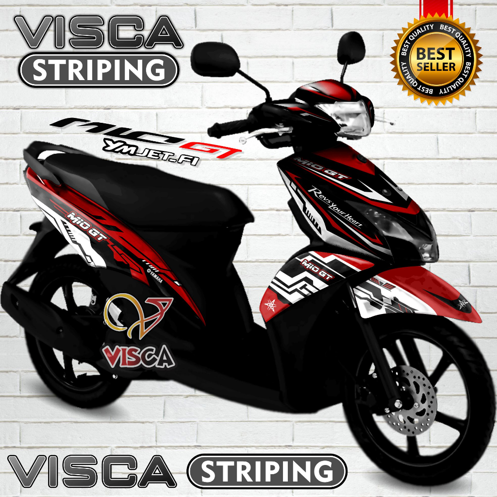 Decal Mio GT Full Body - Stiker Mio GT Variasi Full Body - Striping Mio GT Variasi - Decal Hologram 