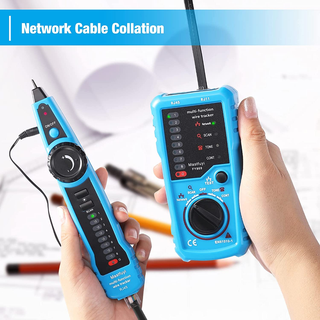 Multi Function Kabel LAN Tester Wire Tracker Network Locator RJ11 RJ45 - FWT11