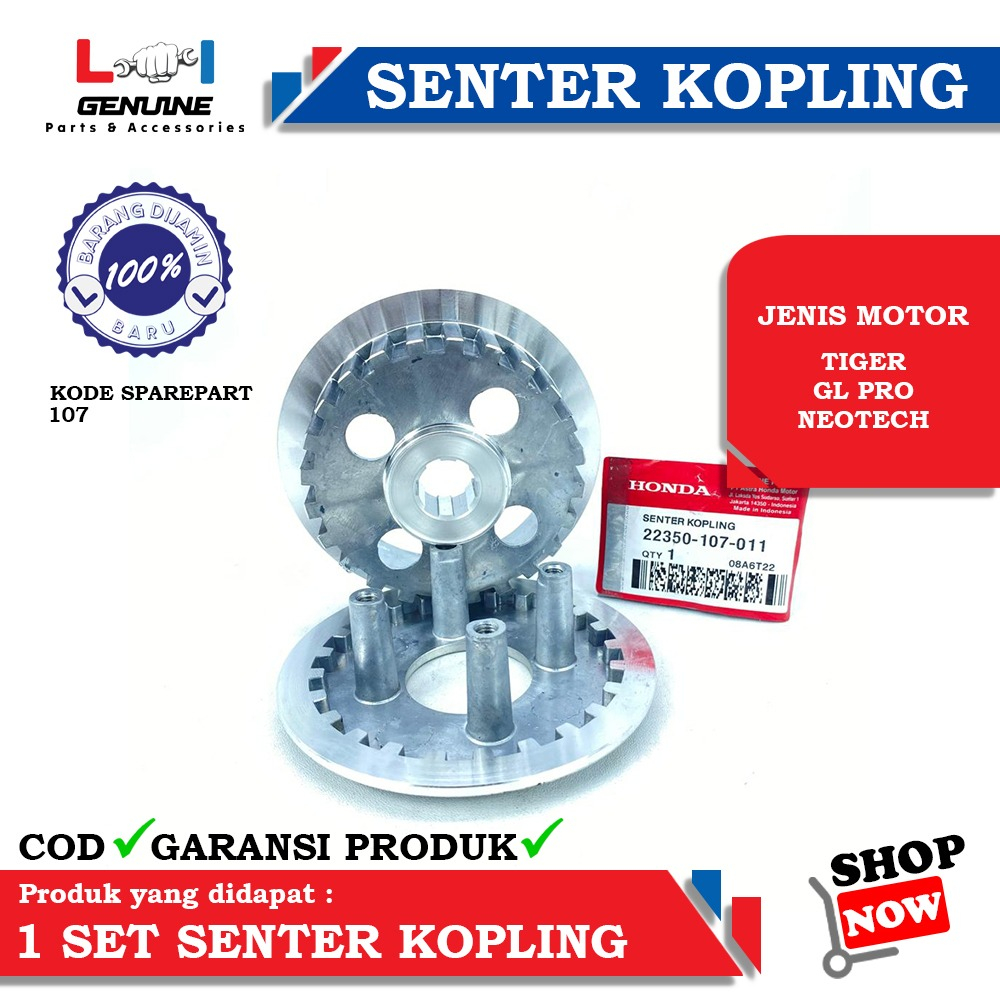 -LOI- RUMAH KOPLING ASSY SENTER KOPLING SET LAWAN KAKI 4 TIGER GL PRO NEOTECH 107