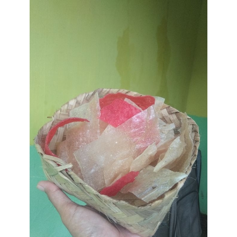 

Kerupuk Singkong Opak Tela Ketela Kemasan 500gr