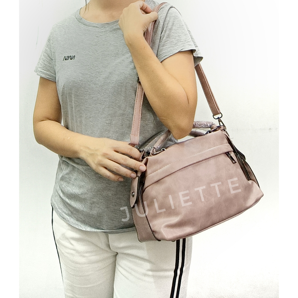 Tas Wanita Import Batam Handbag Selempang Pink s2