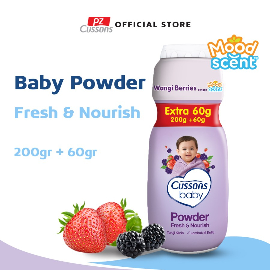 Cussons Baby Powder 200gr Extra Fill