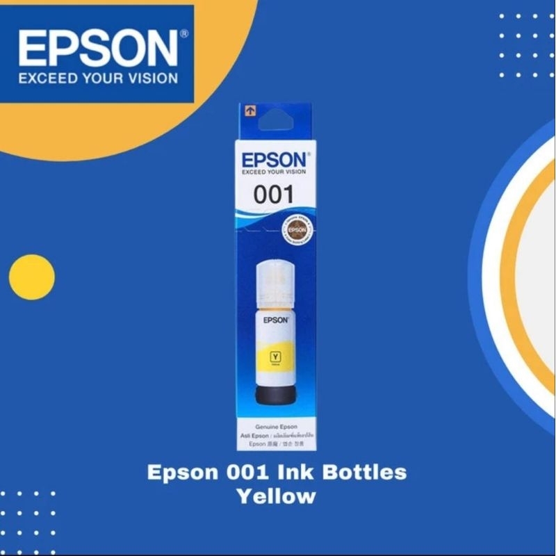 Tinta Epson 001 Refill Ink printer L4150 L4160 L6160 L6170 L7190 - Hitam