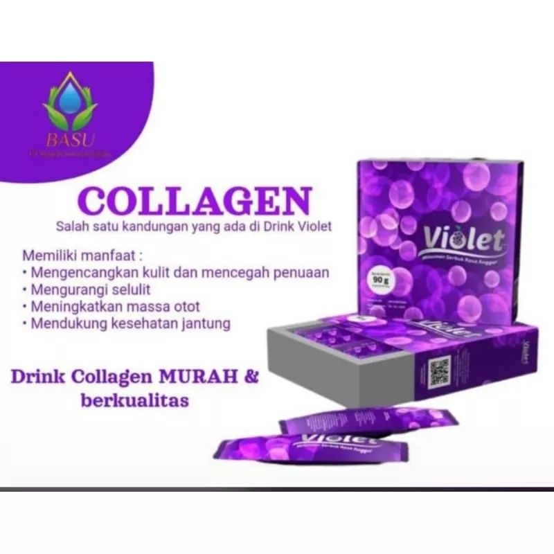 MURAH !! Violet Collagen Beauty Drink PT BASU original BPOM