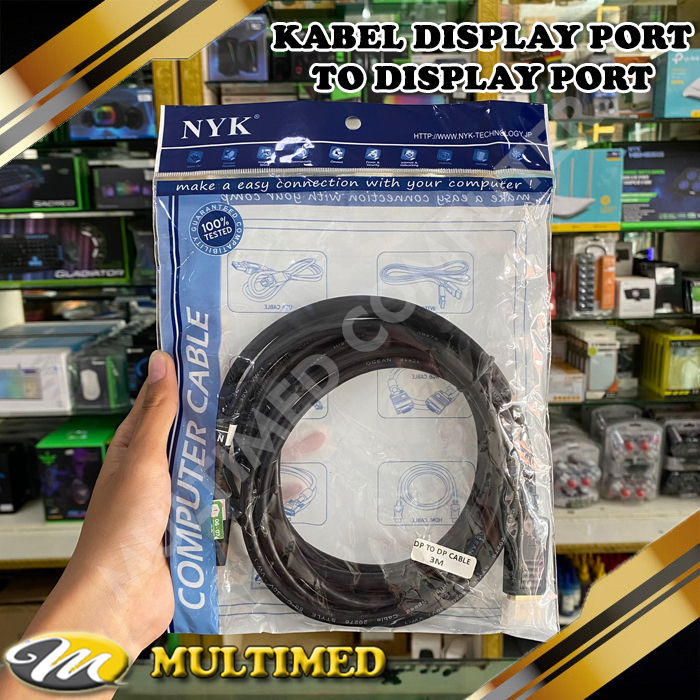 Kabel Display Port DP Male to Display Port DP Male NYK