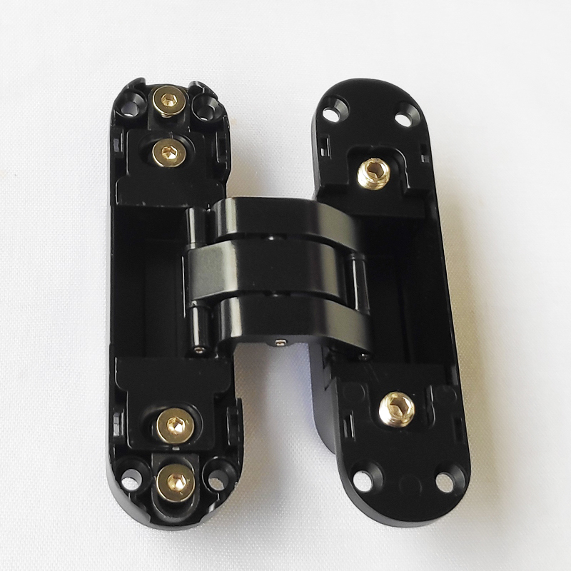 1PCS ENGSEL PINTU TANAM HITAM CONCEALED HINGE ENGSEL TANAM ALUMINIUM