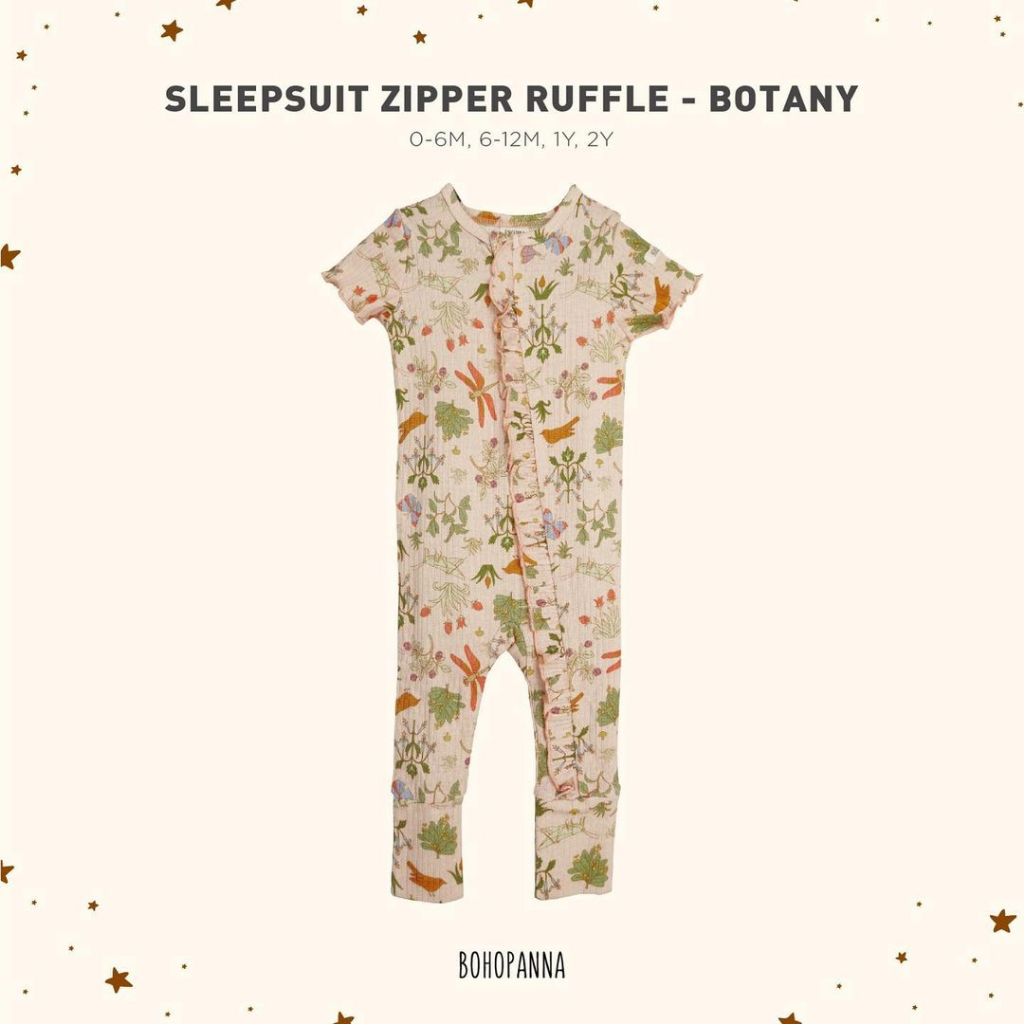 BOHOPANNA - SHORT SLEEPSUIT RUFFLE - Baju Tidur Anak