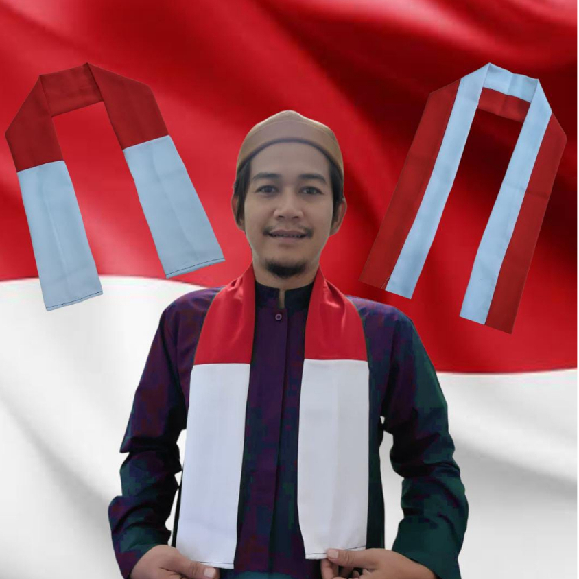 Selendang Merah Putih Syal Merah Putih Ikat Kepala Merah Putih Perlengkapan 17 Agustusan