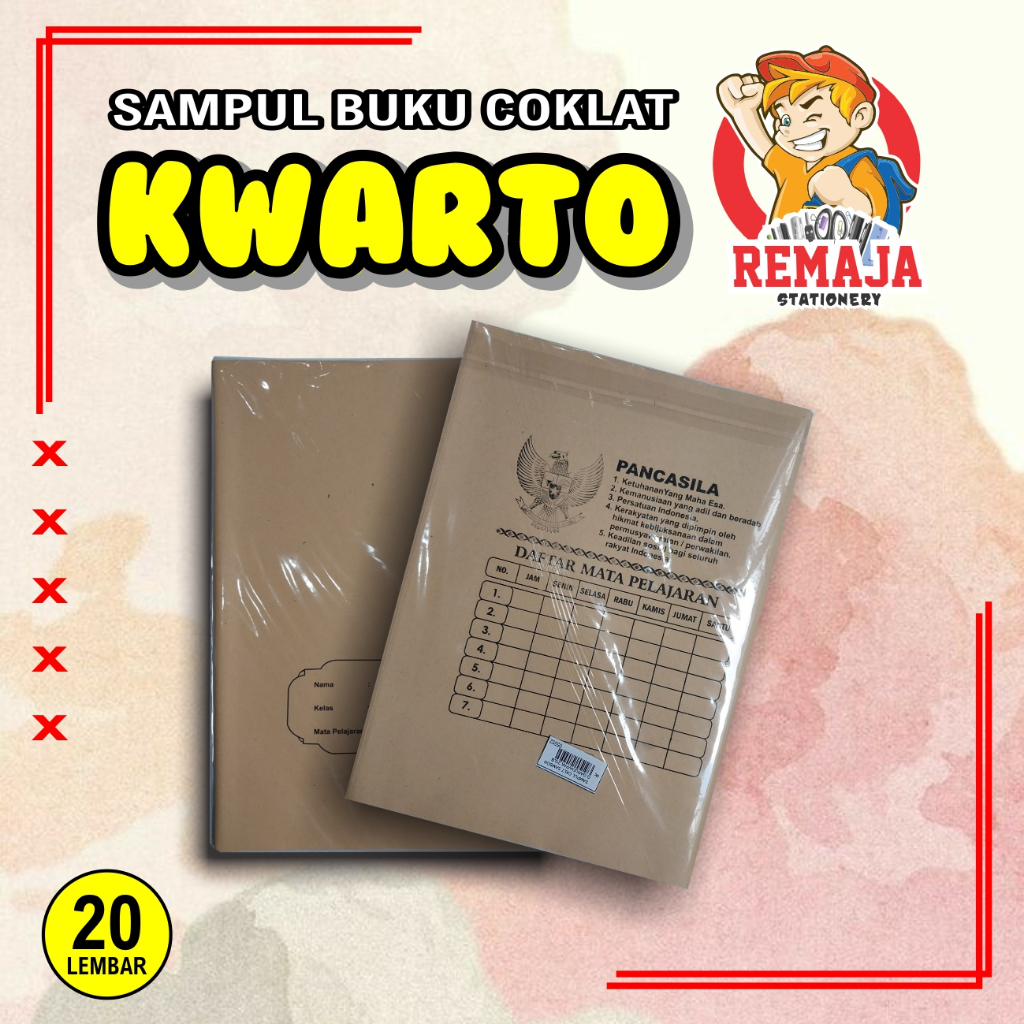 

Sampul Coklat GARUDA Ukuran KWARTO per pack isi 20 Lembar