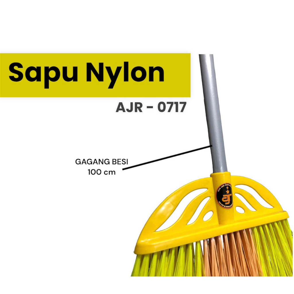 TOP! SAPU NYLON AJR - 0717 KUALITAS BAGUS ANTI RONTOK