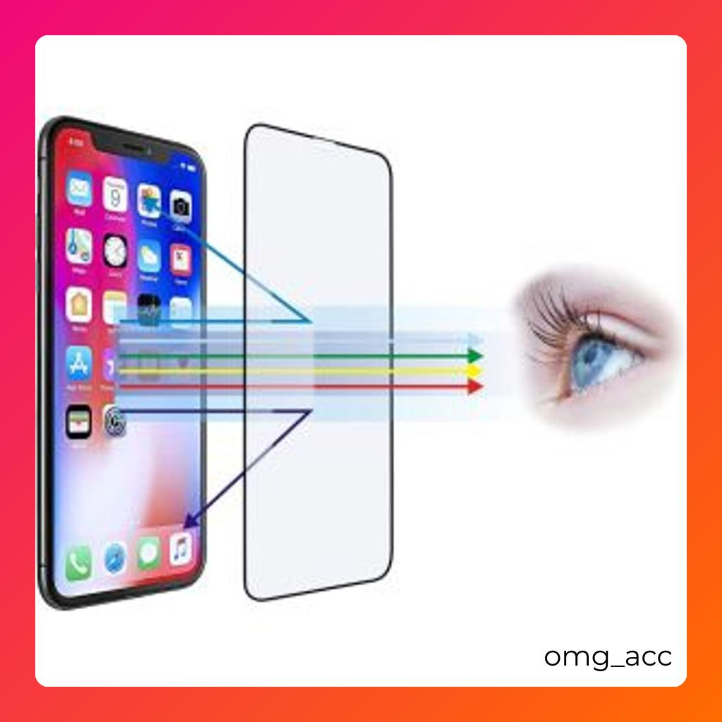 Tempered Glass Full Layar Blue Biru BL for Iphone SE 2020 6 6s 6+ 6s+ 7 8 7+ 8+ SE X Xr Xs Max 11 12