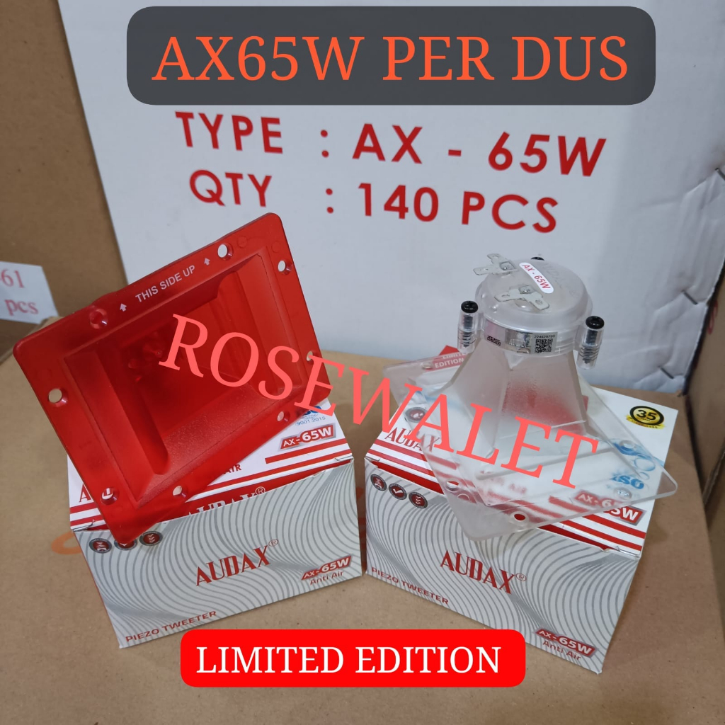 AUDAX AX 65 W WATERPROOF TAHAN AIR TWEETER WALET PER DUS ORIGINAL