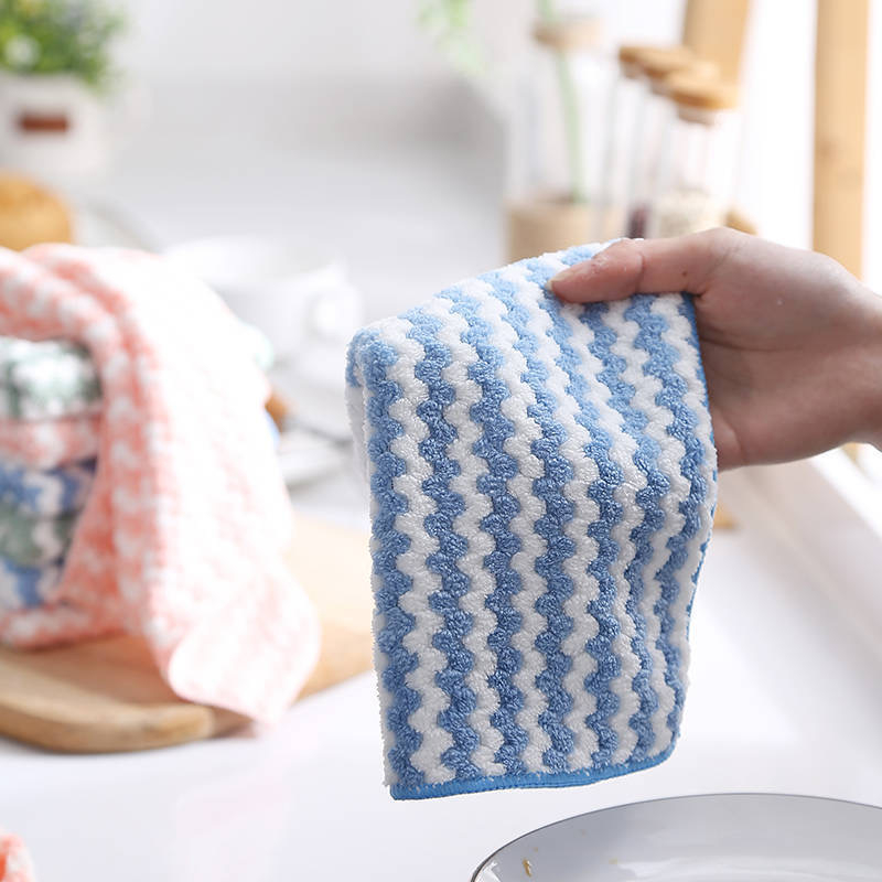 ASIN829 Kain Lap Dapur Tidak Menodai Minyak Dan Tidak Menumpahkan Rambut L01 Streak-free Glass Cleaning Cloths