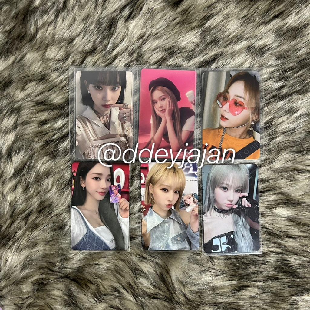 WTS AAB PC PHOTOCARD KARINA WINTER AESPA synk dive nunmul cashbee forever epoxy pc only live streaming event fansign ftf bene benefit ver smstore girls kwangya real world album pob sell sm merch md