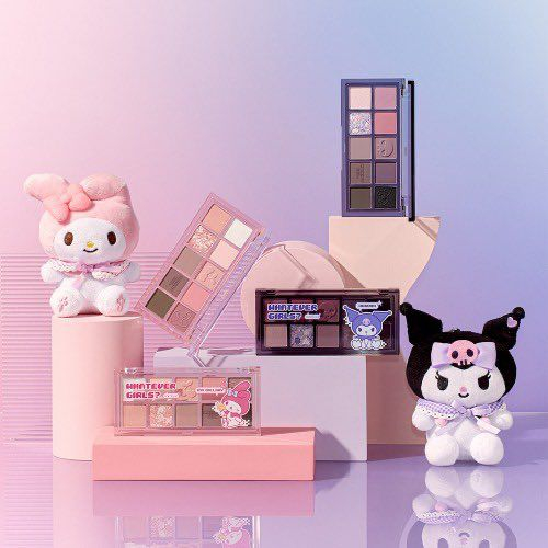 Ready Romand x Sanrio Eyeshadow Palette Romand Better Than Palette Melody Kuromi
