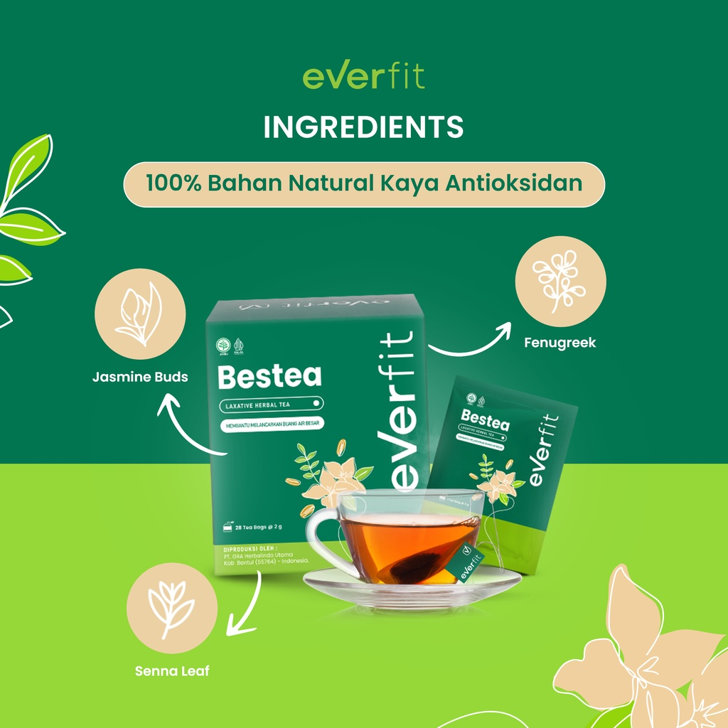

Everfit Bestea isi 14 sachet & 28 sachet