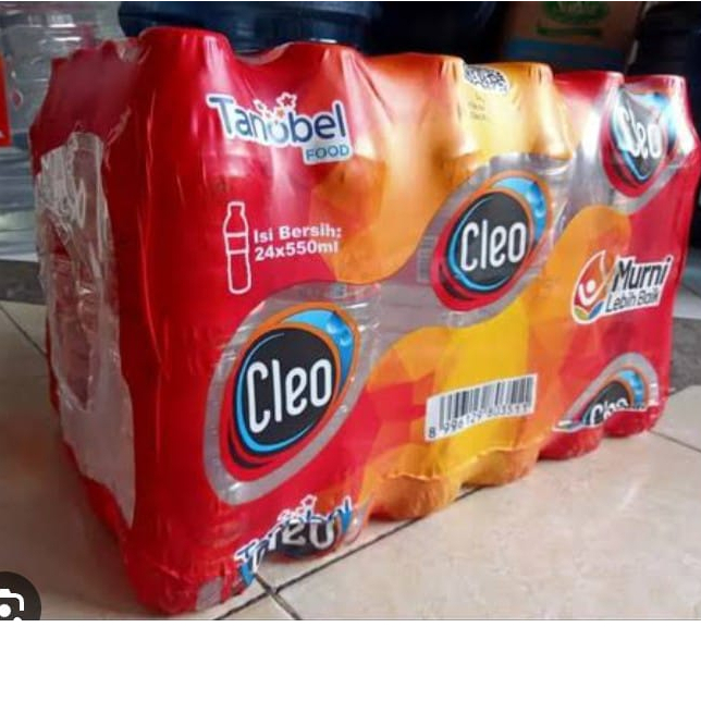 Cleo Air Mineral 550ml isi 24 pcs Cleo Air Mineral 550 ml (isi 24 Botol)