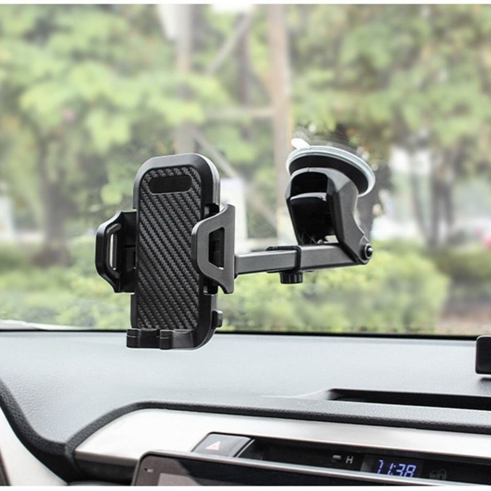 Holder Hp Mobil Tempat Penyangga Handphone Di Dashboard  Phone Car Stand Mount Tempel Kaca Dudukan Penahan Penjepit Hape Aman Ani Ribet NBSH3100 | GROSIRXPRESS