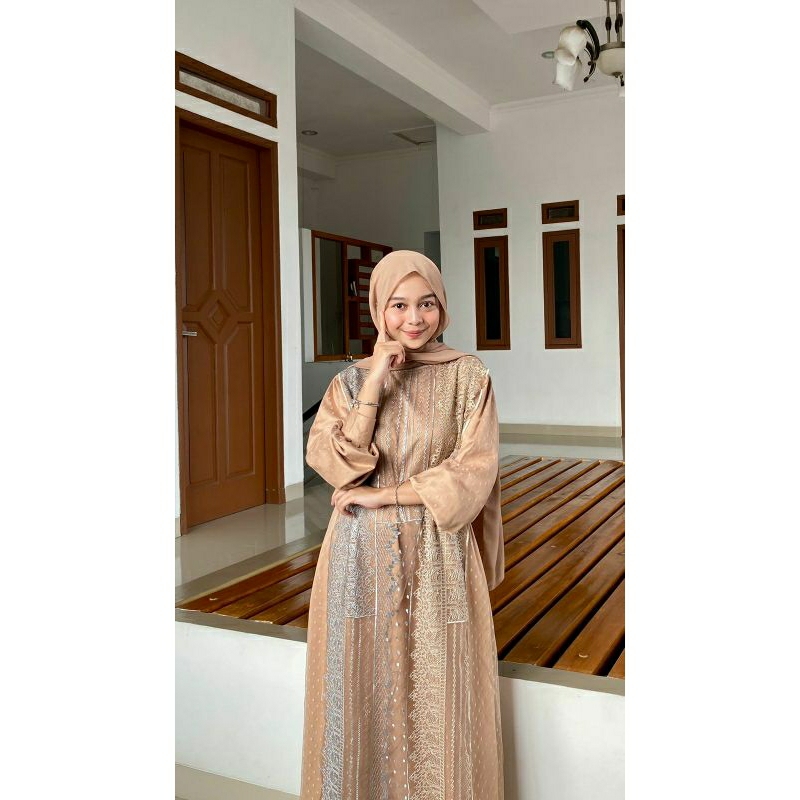 AMEERA DRESS GAMIS MEWAH DRESS KONDANGAN DRESS PESTA