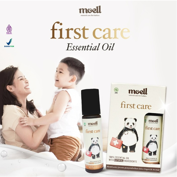 Moell Essential Oil Bye Tummywind / Bigbites / First Care / Calmme / Fitme / Stuffynnose / Pereda Masuk Angin &amp; kembung / Memar dan Bengkak / Anti Nyamuk / Pereda Demam / Menyegarkan Tubuh Anak / Melegakan Pilek CBKS