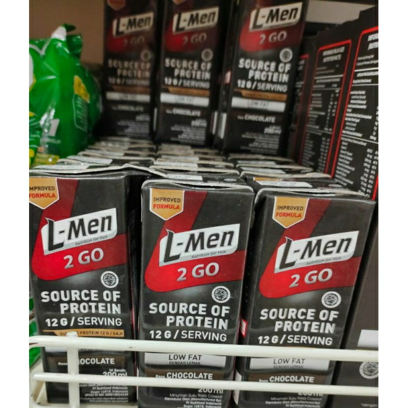 L-Men 2 Go Whey Protein Chocolate 200ml 1 dus Ready to Drink