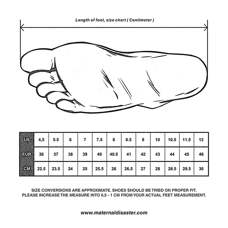 MATERNAL DISASTER SEPATU INVERNI BW BL ABL
