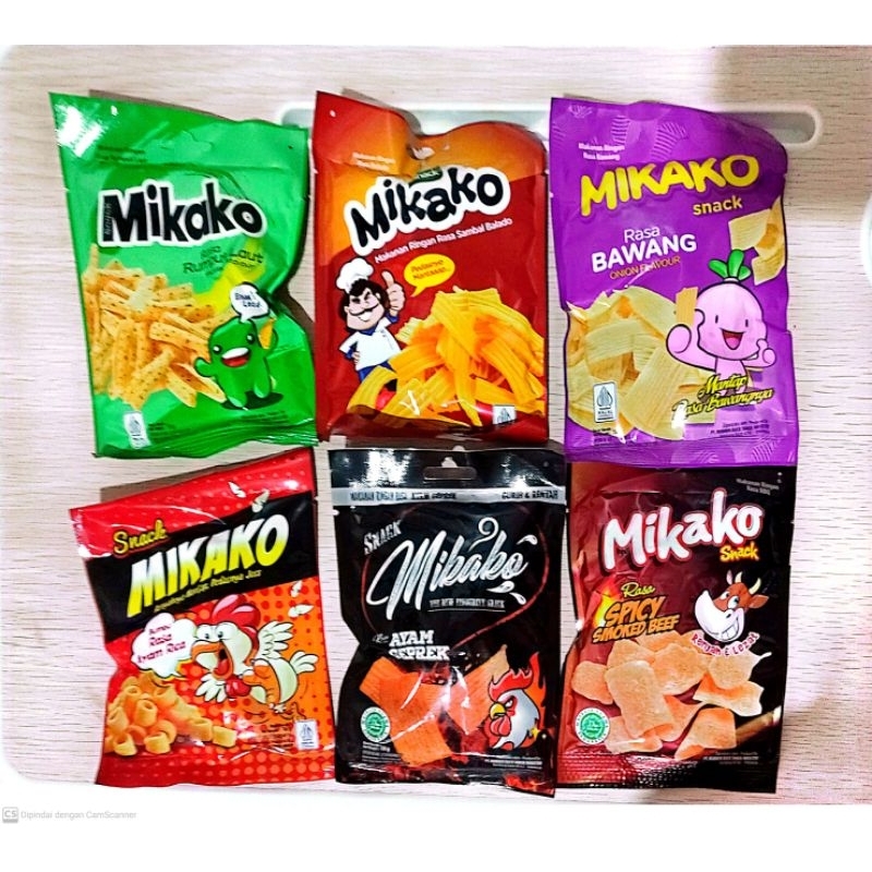 

MIKAKO SNACK 10x18g