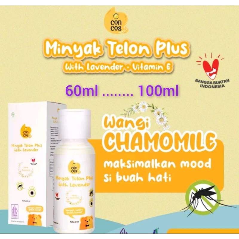 Concos Minyak Telon plus with Lavender &amp; Vitamin E