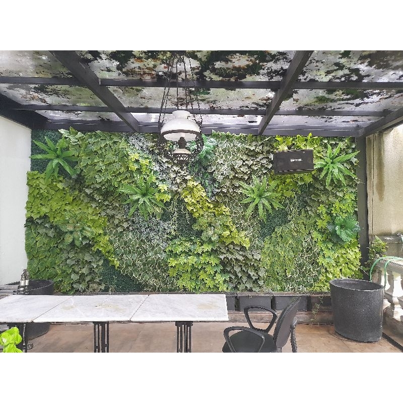 Tanaman Dinding Vertikal Garden Sintetis-Vertikal Garden Sintetis