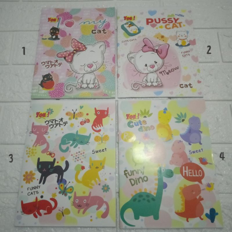 

Buku Tulis 30 Lembar You! Funny Dino
