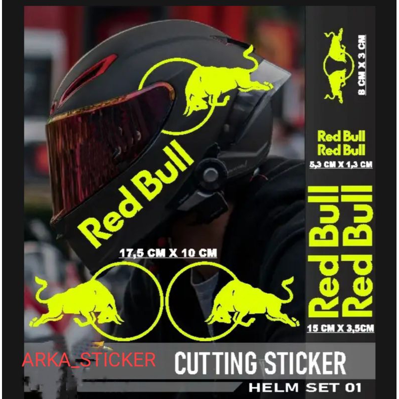 STICKER HELM FULL FACE/STICKER HELM VARIASI CUTTING 1 SET